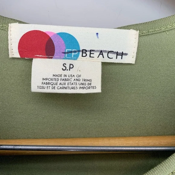 Free People FP Beach Vance Wrap Mini Dress y2k Size Small - Picture 8 of 11